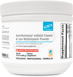 ActivNutrients® without Copper & Iron Multivitamin Powder Fruit Punch 60 Servin
